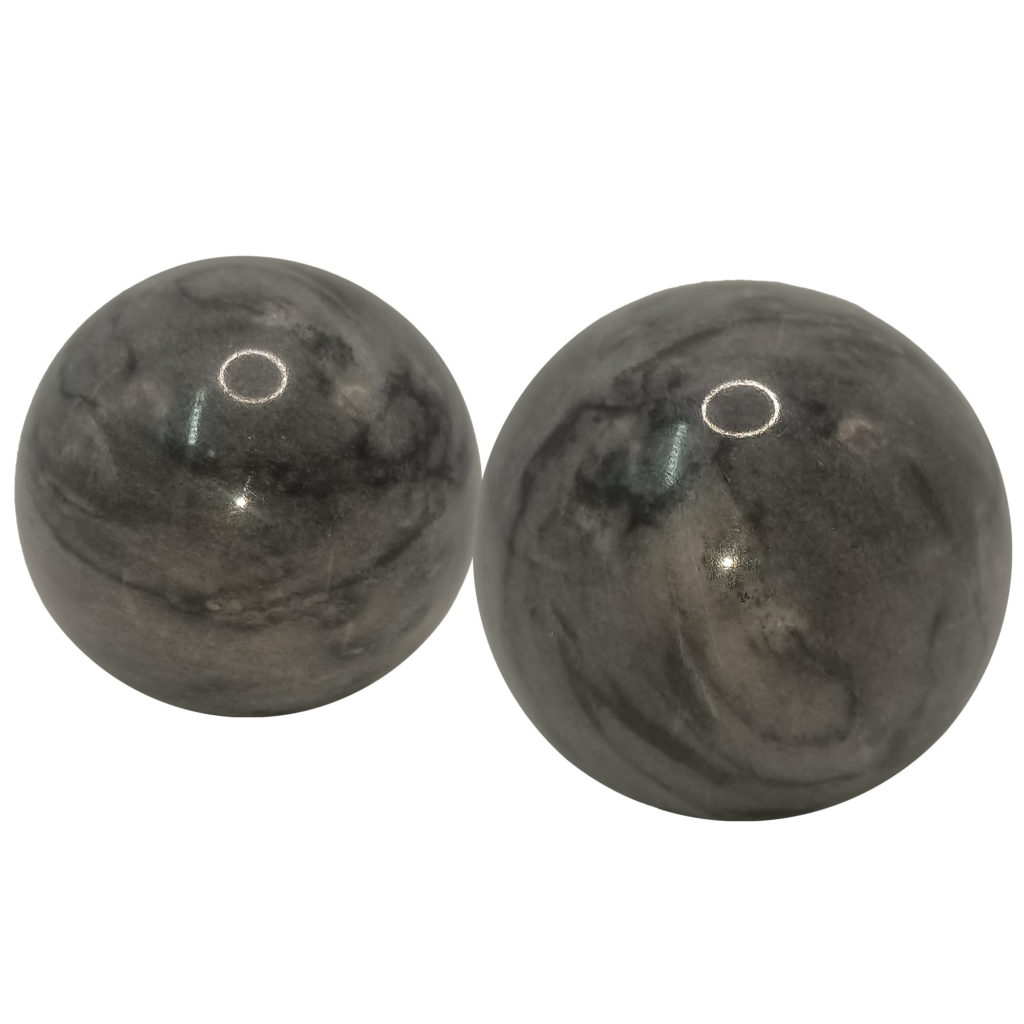 LLY 2 Hand Exercise Ball, Chinese Baoding Ball, Hand Therapy Ball, Adult Stress Relief Massage Ball, Alleviating Memory Loss (