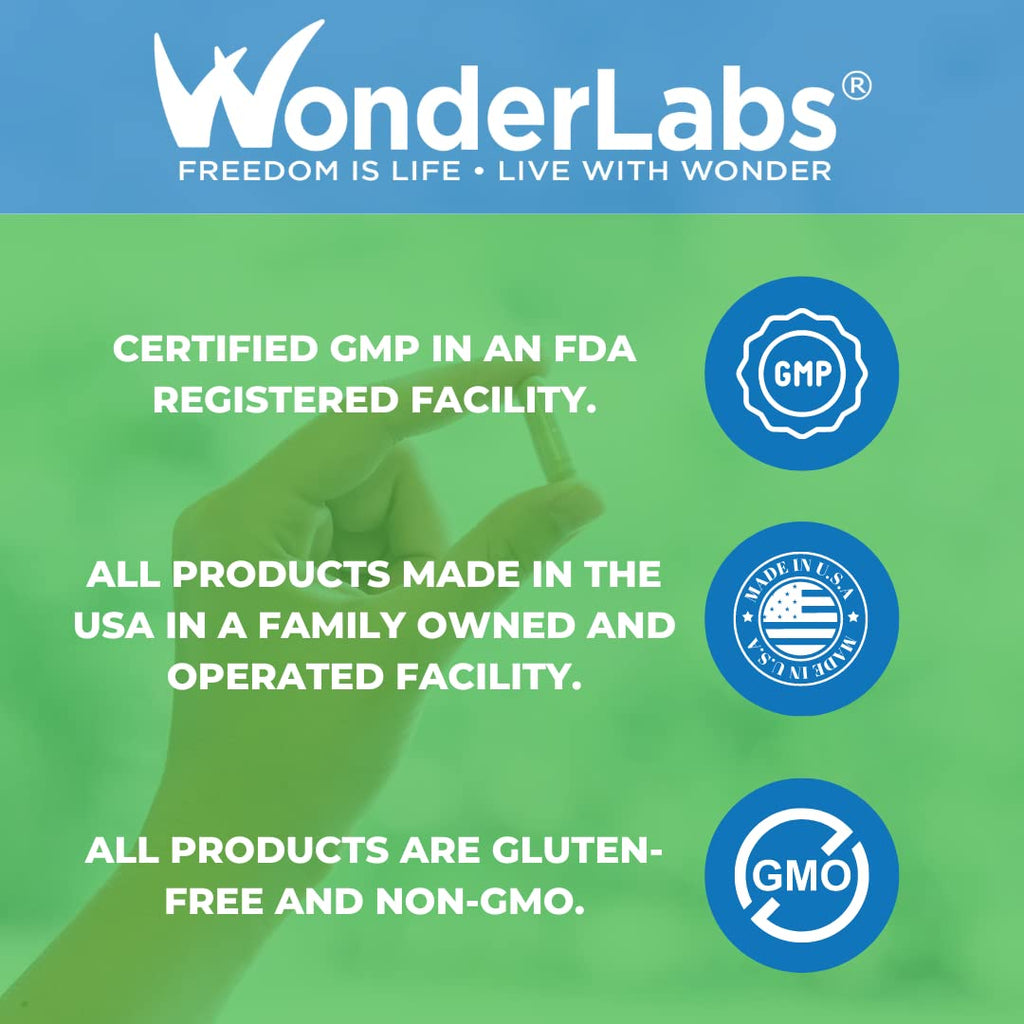 Wonder Laboratories Valerian Natural Relaxant for Tension Relief, Stress Relief, Leg Cramp Relief and Other Muscle Cramps Magnes
