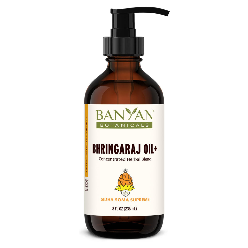 Banyan Botanicals Bhringaraj Oil+ - Organic Herbal Oil with Bhringaraj, Gotu Kola, and Rose - for Organic Skin Care and Hair Car