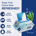 Jumbo Pack CPAP Mask Wipes - Unscented (1-Pack with 150 Wipes/pack)