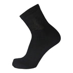 Big and Tall Diabetic Cotton Neuropathy Ankle Socks, King Size Mens Athletic Socks (13-15, Quarter Black) - 3 pairs