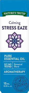 Stress Relief Essential Oil | 15 mL / .51 Fluid Ounce | Stress Eaze Calming Aromatherapy | by Natures Truth