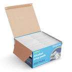 Biopure Alcohol Prep Pads - 400 Count Sterile Medium Isopropyl Alcohol Swabs Individually Wrapped | First Aid Medical Pads for G