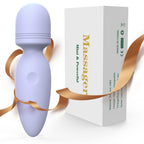 Fuwyiy Mini Manual Back Massagers,Gifts for Women Small Cordless Handheld Massager with 10 Modes, Personal Handheld Massager for