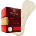 GladRags Natural Organic Undyed Cotton Reusable Night Pad (1-Pack) - 100% GOTS Certified Organic Menstrual Pad, Postpartum Pad, 