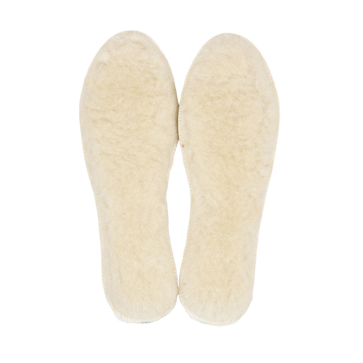 LAMBAA Sheep Wool Fleece Insoles White 8.5 Women/6.5 Men