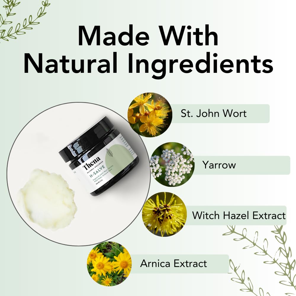Intense Hemorrhoid Treatment 100% Natural Hemorrhoid Cream & Fissure Ointment Control Organic Lavender Arnica Witch Hazel Fast H