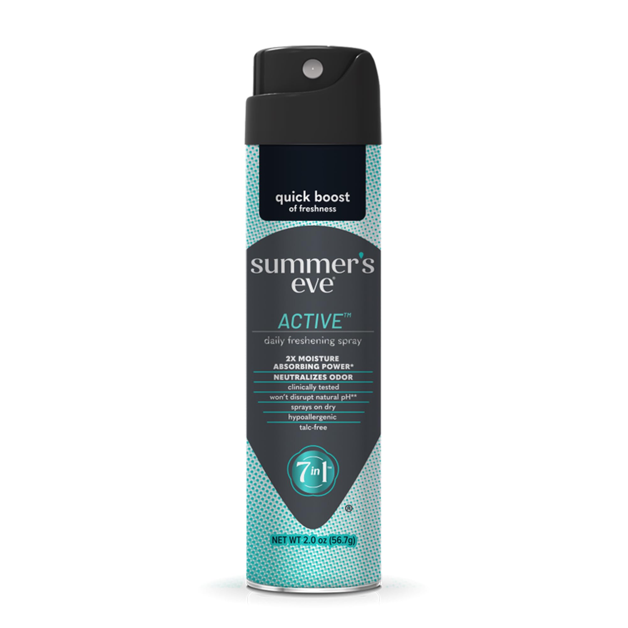 Summers Eve Active Daily Perfomance Feminine Spray, 2 oz