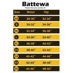 Battewa Incontinence Underwear for Men Washable Briefs, Absorbent Leak Proof Underwear Urine 50ml, Mens Cotton Boxers Pack of 2