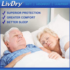 LivDry MegaBriefs XL Adult Diapers with Tabs, Max 12-Hour Capacity, Super Absorbent Incontinence Underwear, Leak Protection Brie