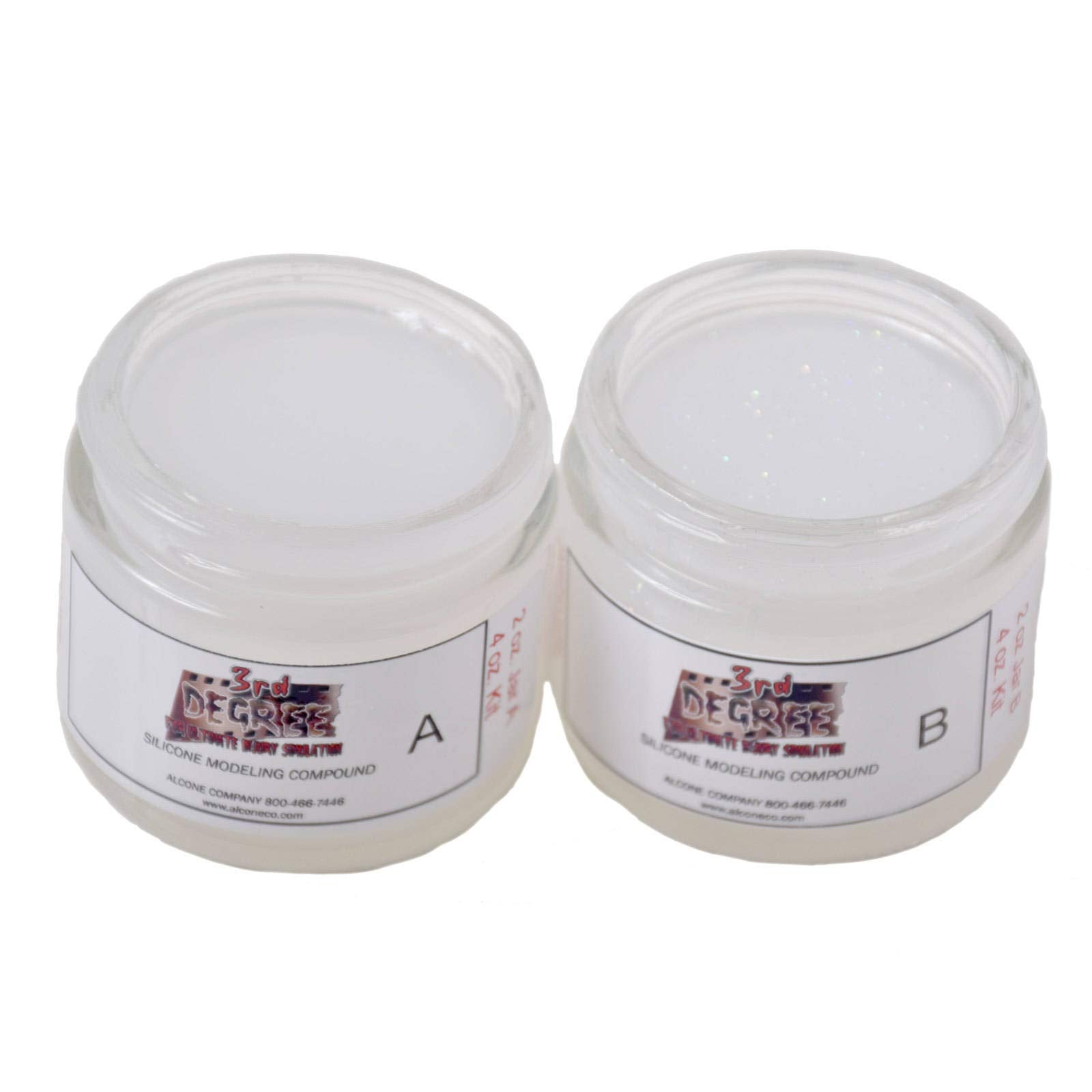 3rd Degree Silicone Molding Compound Wound Scar Prosthetic SFX Simulation, Clear 4oz