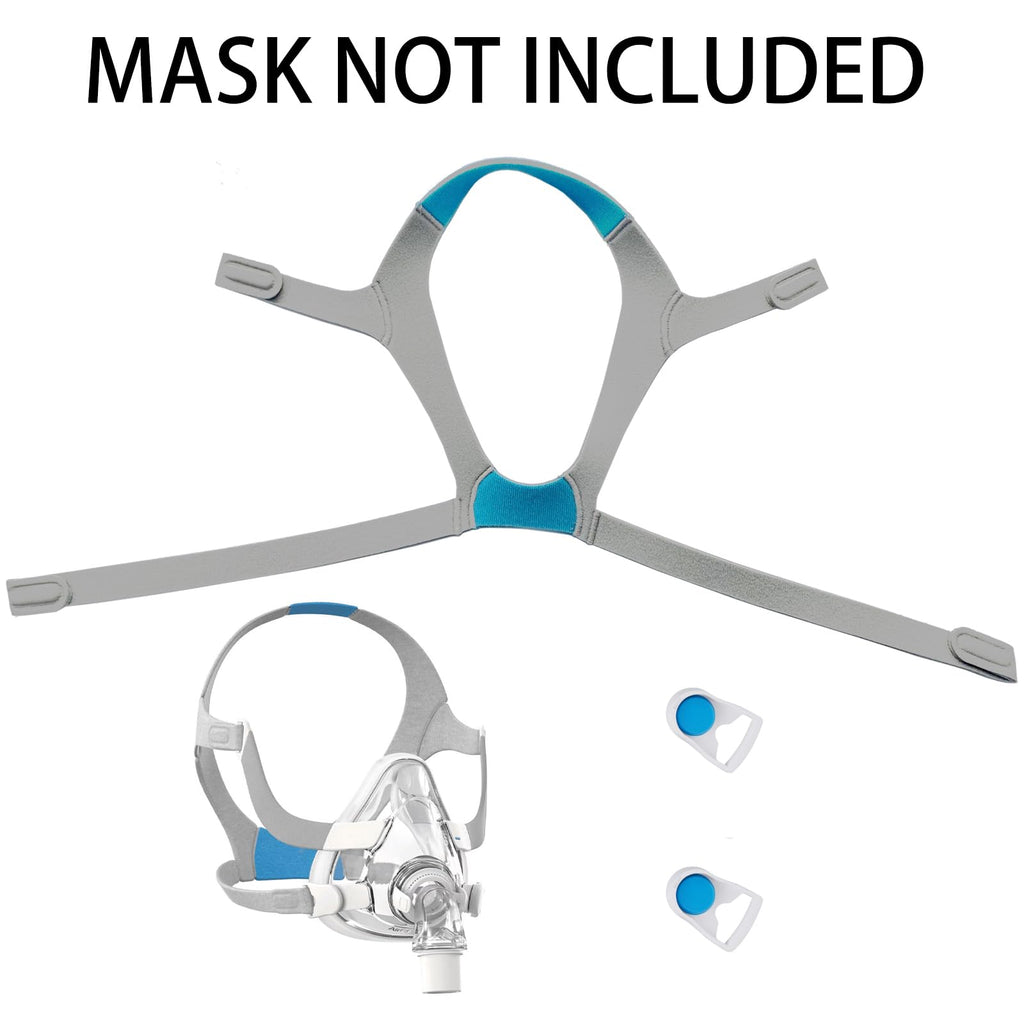 HITISPACE Airfit f20 Headgear with Clips, Replacement CPAP Mask Headgear Strap with Clips CPAP Supplies for Airfit/AirTouch F20,