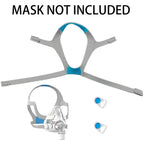 HITISPACE Airfit f20 Headgear with Clips, Replacement CPAP Mask Headgear Strap with Clips CPAP Supplies for Airfit/AirTouch F20,