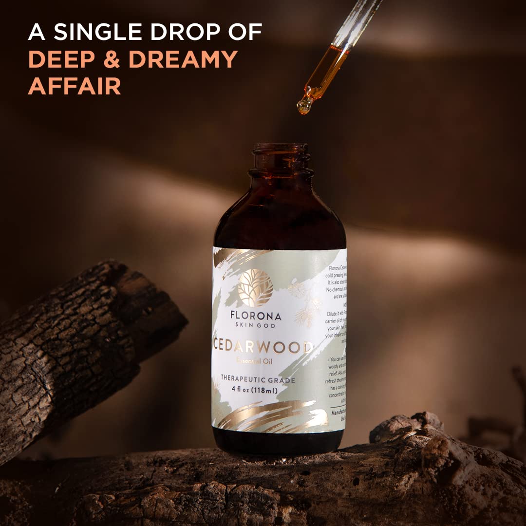 Florona Cedarwood Essential Oil 1-4 fl oz