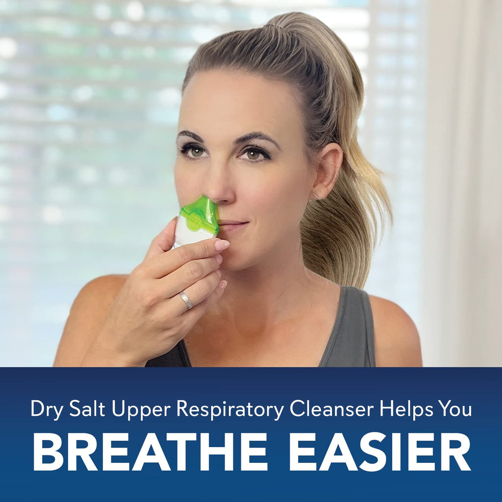 SinuCleanse Inhalo Nasal Dry Salt Inhaler, 100% All-Natural Deep Penetrating Salt Crystals Help You Breathe Easier