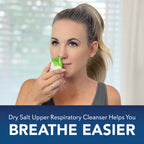 SinuCleanse Inhalo Nasal Dry Salt Inhaler, 100% All-Natural Deep Penetrating Salt Crystals Help You Breathe Easier