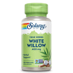 SOLARAY White Willow 400mg - White Willow Bark Capsules - Soothing Herbal Support for Wellness and Comfort w/Naturally Occurring