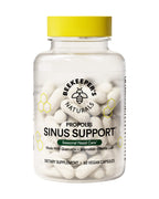 Beekeepers Naturals All Natural Sinus Support for Adults, Seasonal Nasal Care Relief with Propolis, Quercetin, Bromelain, Nettl