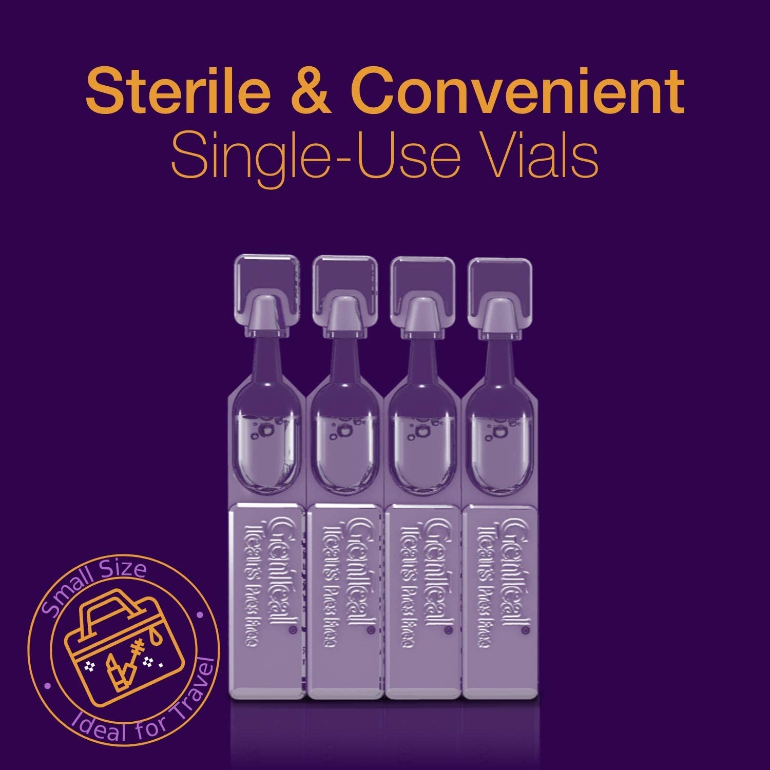 GenTeal Tears Liquid Drops, Single-Use Vials - 36 ct, Pack of 3