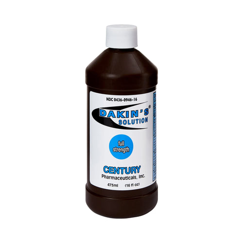 Dakins Solution Full Strength Wound Cleanser 16 oz. Twist Cap Bottle