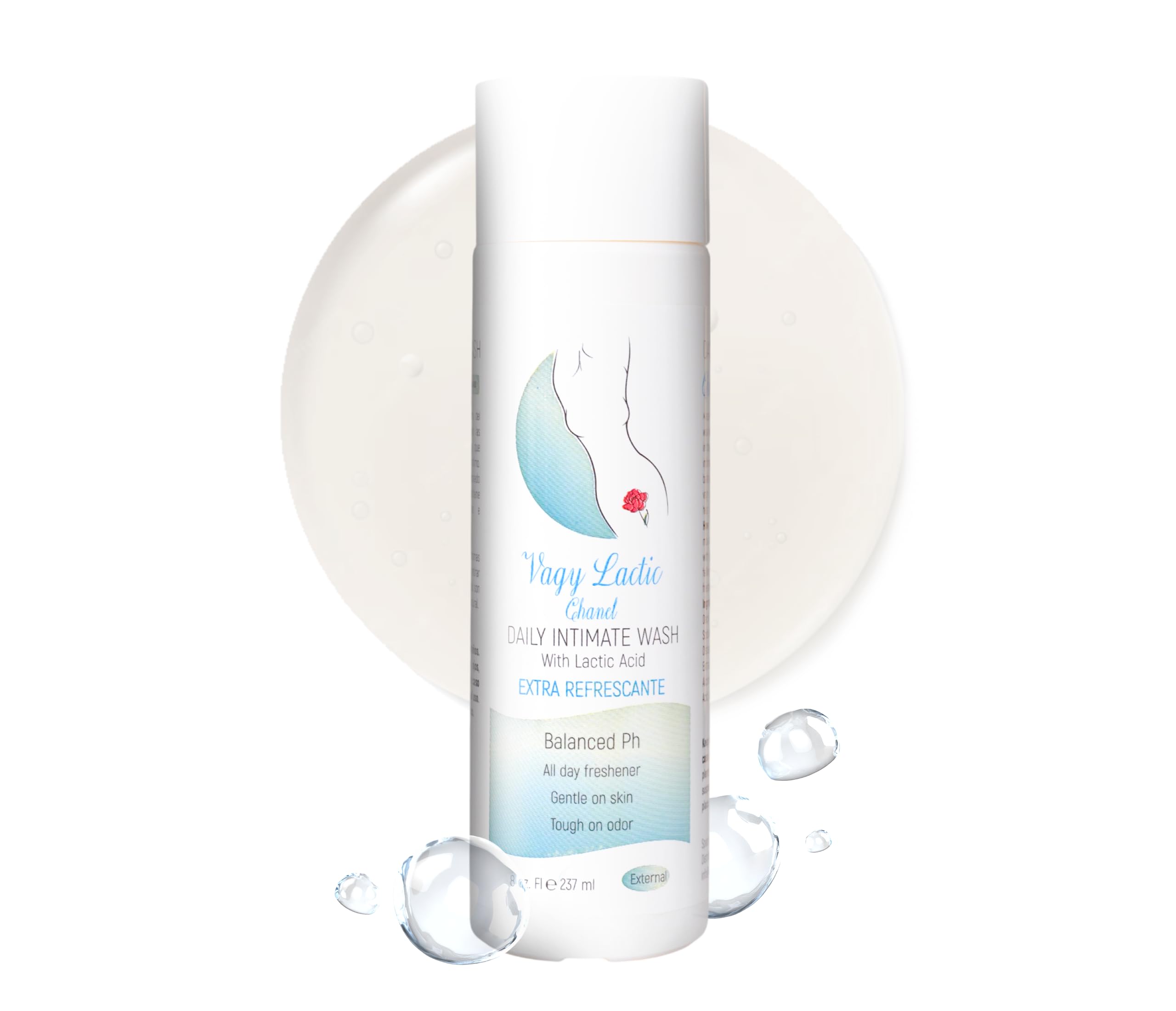 Vagy Rejuvenation Vagy Lactic Feminine Wash with Lactic Acid & Calendula - Gentle Intimate Wash Women pH Balance - Refreshing Va