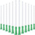 Nuanchu 60 Pieces PVC Replacement Tubings Supplies Tubes Kit Clear Replacements Hose with Flexible Rounded End for Smooth Insert