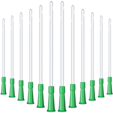 Nuanchu 60 Pieces PVC Replacement Tubings Supplies Tubes Kit Clear Replacements Hose with Flexible Rounded End for Smooth Insert