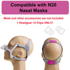 Tegneo Headgear Compatible with AirFit N20 CPAP Mask for Her, Replacement Straps for Air Fit N20/AirTouch N20 Accessories, Airfi
