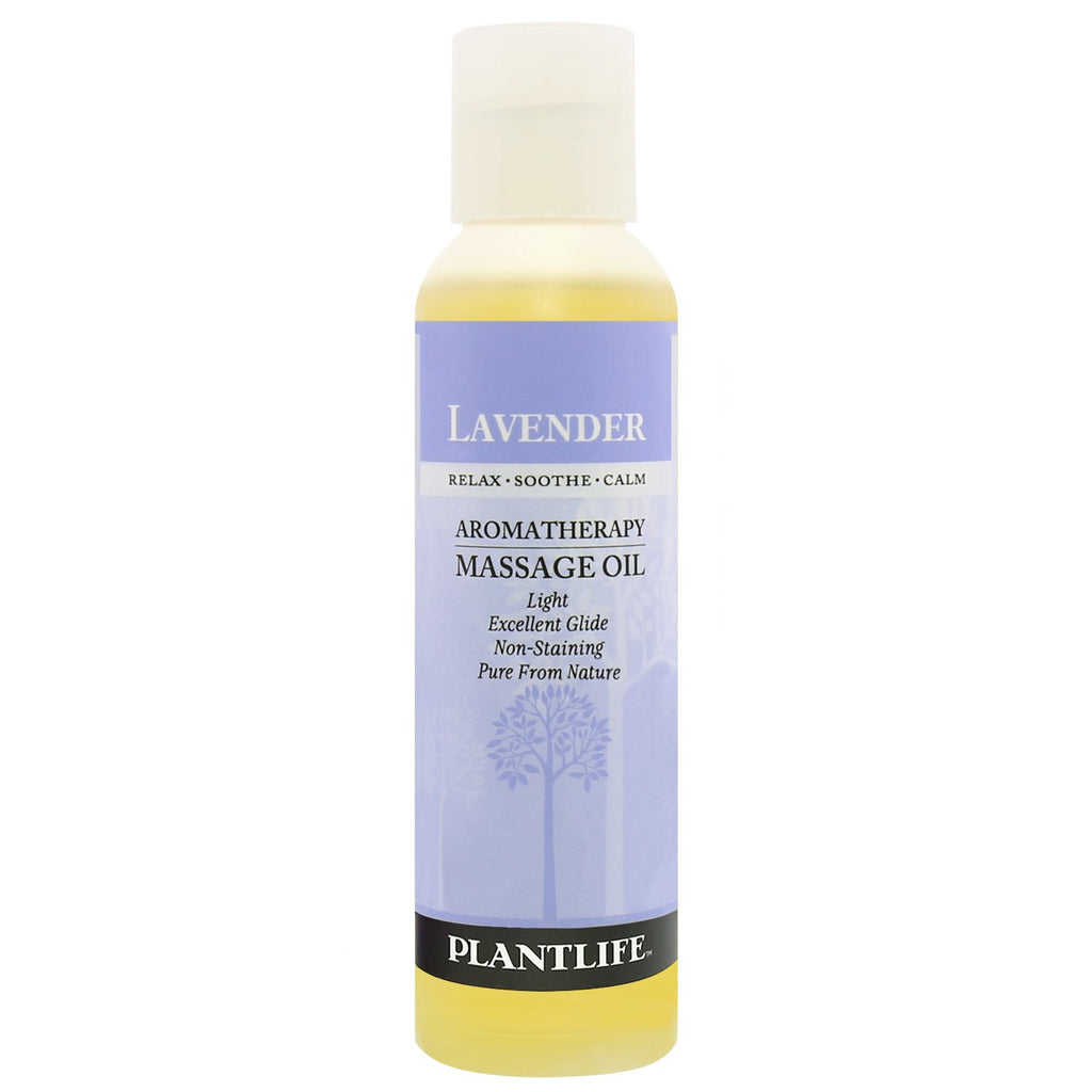 Plantlife Lavender Massage Oil - Absorbs Deeply into The Skin and is Circulated Throughout, Providing Optimum Benefit to The Min