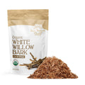 Halo Naturals Organic White Willow Bark Cut & Sifted, 4 Ounces (Salix alba) USDA Certified | Resealable Pouch| Packaged in The U