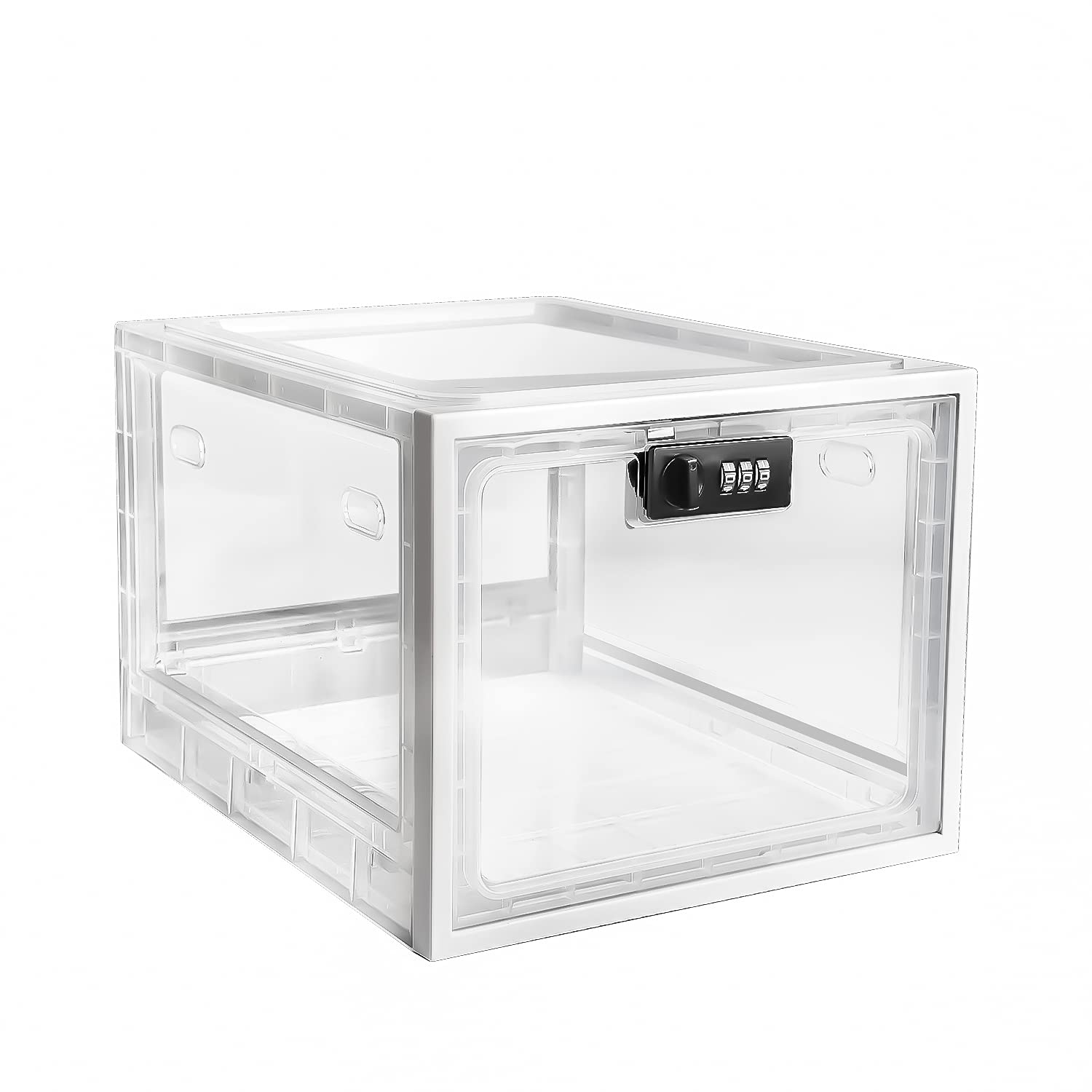Medicine Box with Combination Locker,Lock boxes for Medication Safe Storage Cabinet, Large Lockable Box for Food,Snacks,Phone Ja