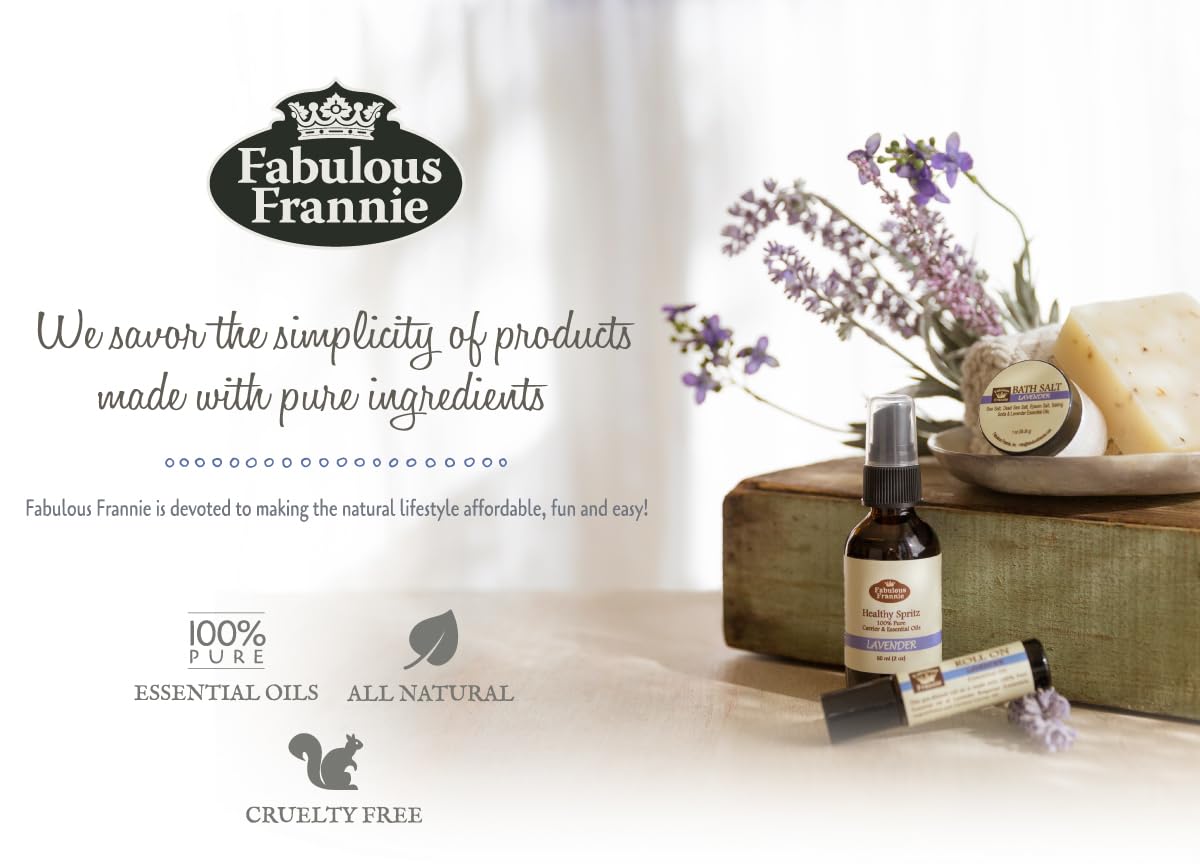 Fabulous Frannie Grief Essential Oil Blend Roll-On Bergamot, Chamomile, Cypress and Marjoram Pure Essential Oils 10ml