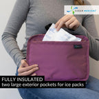 Sugar Medical Insulated Diabetes Travel Bag | Diabetic Care Products | Diabetic Supplies Case | Glucose Meter Case (Orchid)