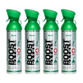 Boost Oxygen Large Natural 10 Liter Canister | Respiratory Support for Aerobic Recovery, Altitude, Performance and Health (4 Pac