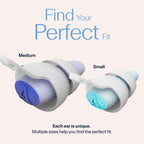 Alpine SleepDeep Multisize - Soft Ear Plugs for Sleeping and Concentration - New 3D Oval Shape and Noise Reducing Gel for Better