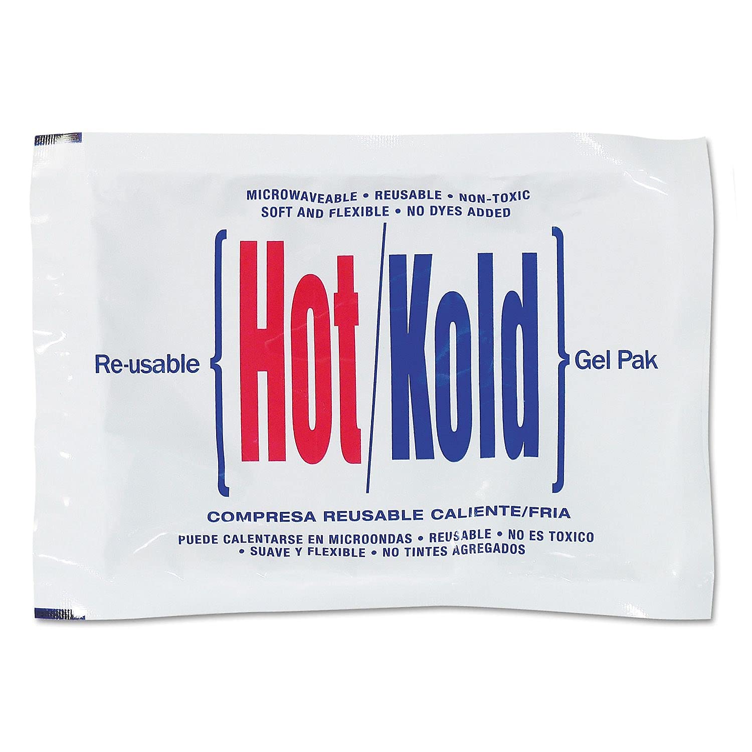 PhysiciansCare 13462 Reusable Hot/Cold Pack, 8.63-Inch Long, White