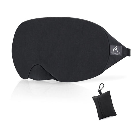 Mavogel Cotton Sleep Mask - Updated Design Light Blocking Sleep Eye Mask, Soft and Comfortable Night Sleeping Mask for Men Women