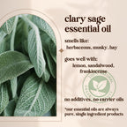 Avivni Clary Sage Essential Oil - 100% Pure & Natural, Organic, Undiluted for Aromatherapy, Muscles, Skin, Diffuser (0.33oz - 10
