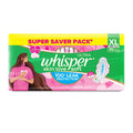 Whisper Ultra Skin Love Soft Sanitary Pads For Women, Xl 30 Pads, Cottony Soft Feel, Upto 100% Leak* Protection, Disposable Wrap