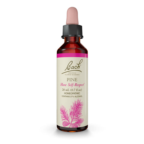 Bach Original Flower Remedies, Pine for Self Respect, Natural Homeopathic Flower Essence, Emotional Wellness and Stress Relief, 