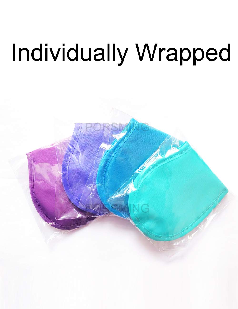 Eye Mask Sleep Masks Pack of 36 PorsMing Sleeping Mask Blindfold Eye Cover Team Building Games Party with Nose Pad and Adjustabl