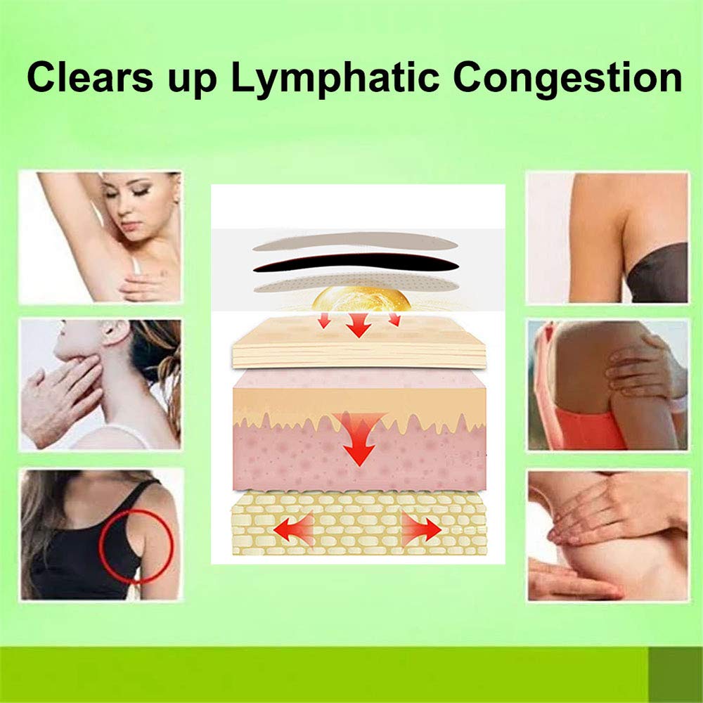 LAVELA 10 Pcs Lymphatic Drainage Patch Herbal Lymph Care Patch Lymph Node Patch Lymphatic Massage