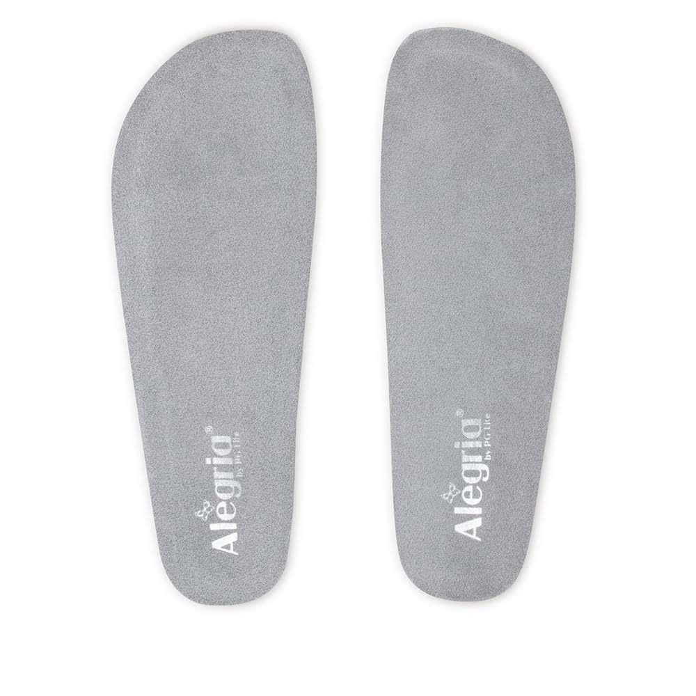 Alegria Womens Classic Replacement Arch Support Footbed Grey 10.5-11 Wide Width US