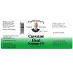 Christophers Original Formulas Cayenne Heat Massage Oil, 4 Fluid Ounce | Warming Sensation for Muscles & Joints | Natural Comfo