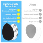 Dr. Shoesert Non-Slip Shoes Pads Adhesive Shoe Sole Protectors, High Heels Anti-Slip Shoe Grips (Yellow + Black)