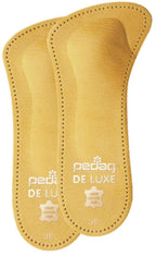 Pedag 123 De Luxe 3/4 Leather Orthotic with Metatarsal Pad, Longitudinal Arch Support, Tan, Womens 9