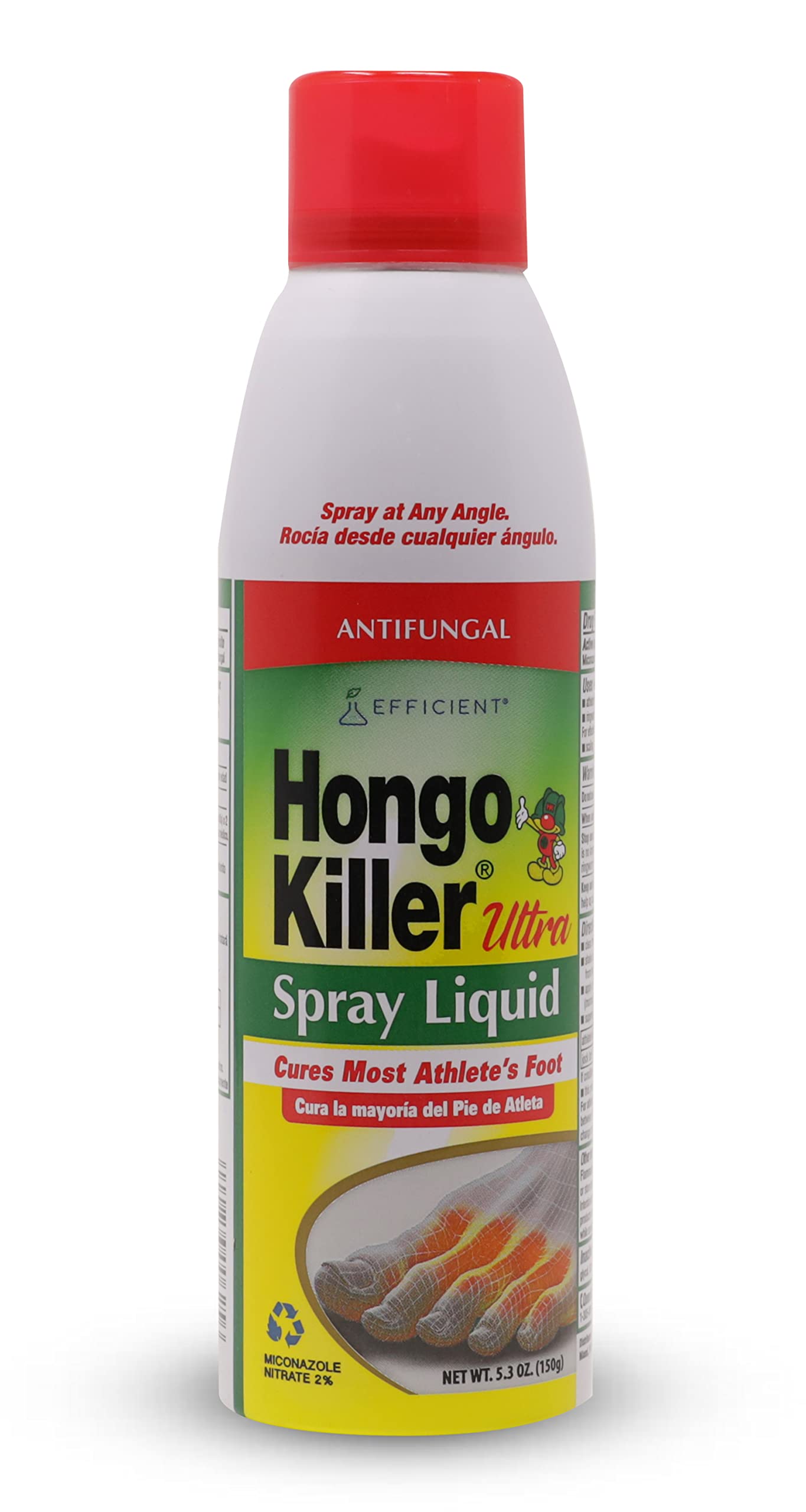 Hongo Killer Antifungal Ultra Spray Liquid 5.3oz - Athletes Foot Treatment