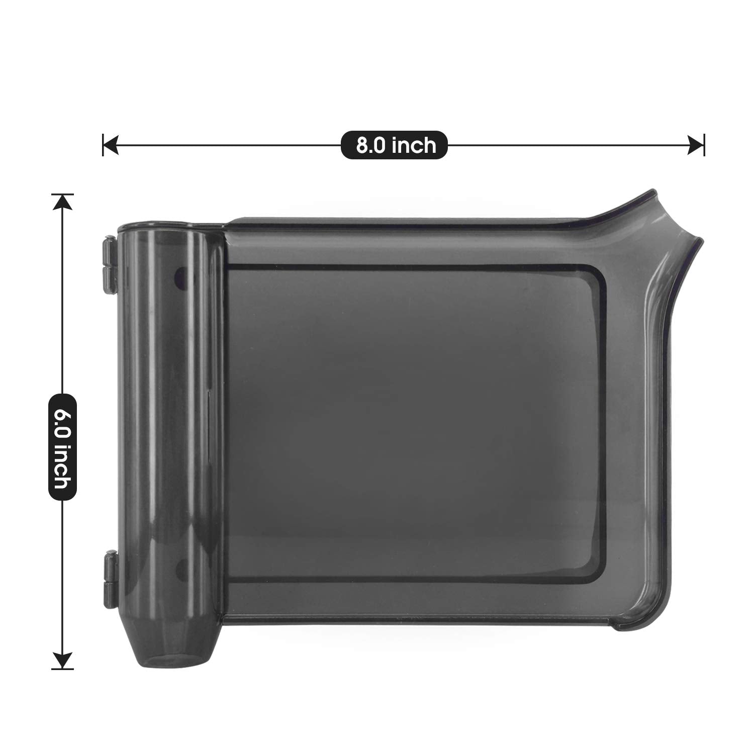Medarchitect Right Hand Pill Counting Tray with Spatula (Black - Wood Handle)