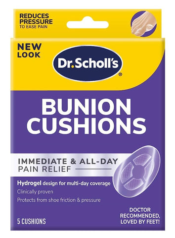 Dr. Scholls Bunion Cushions Duragel 5 Count (Pack of 2)
