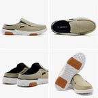 XPACS Mens Best Durable Supportive Walking Shoes for Hanging Out, Comfortable Orthopedic Slip-On Loafers for Diabetic Relief, No